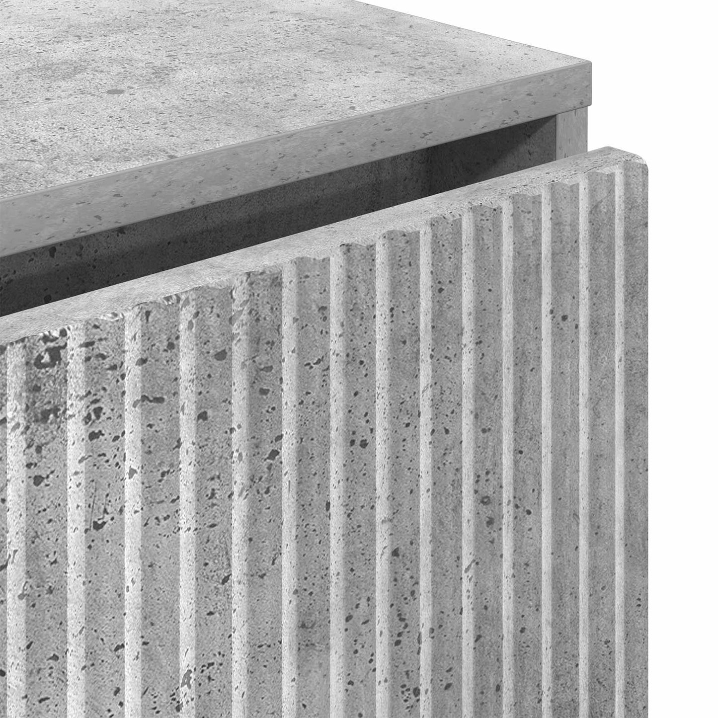 Széf Beton Szürke 79,5 x 33 x 82 cm Szerelt Fa