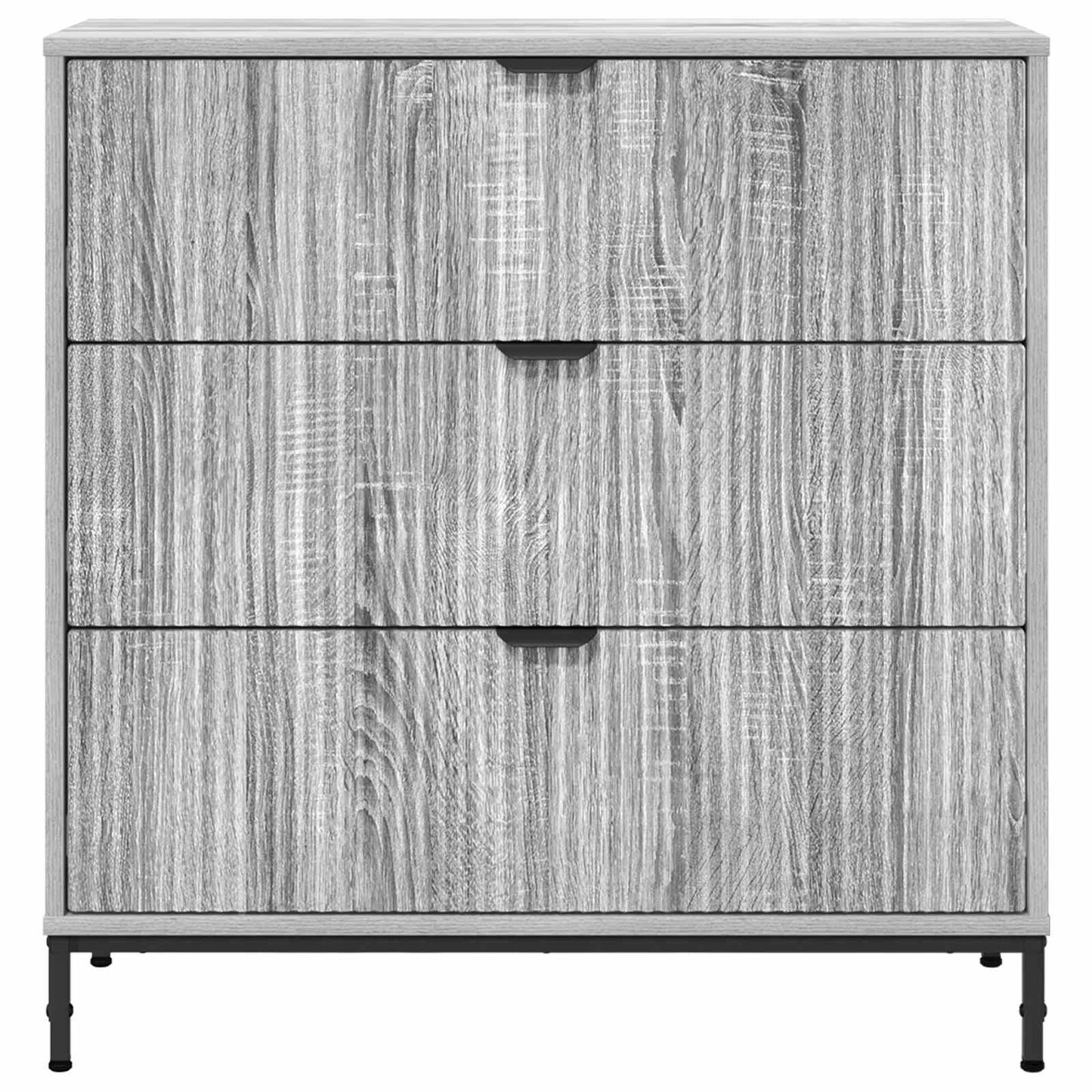 Széf Szürke Sonoma 79,5 x 33 x 82 cm Szerelt Fa