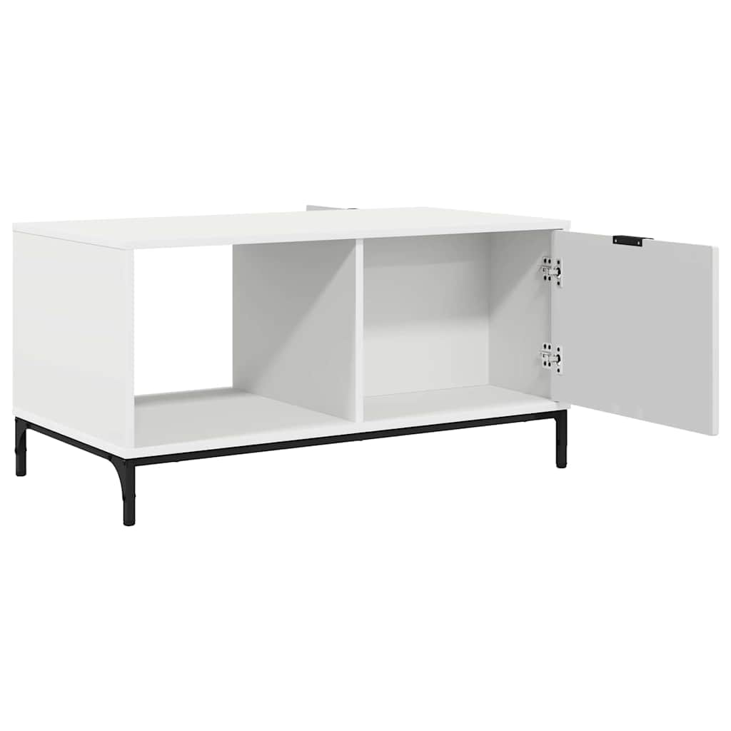 Dohányzóasztal Fehér 90 x 49 x 46 cm Szerelt Fa