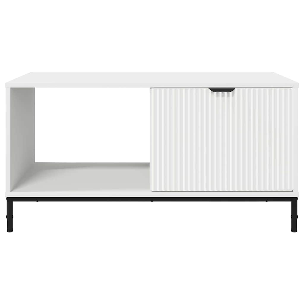 Dohányzóasztal Fehér 90 x 49 x 46 cm Szerelt Fa
