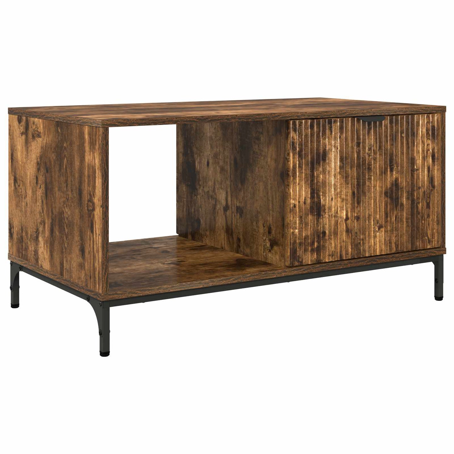 Dohányzóasztal Füstölt tölgy 90 x 49 x 46 cm Szerelt Fa