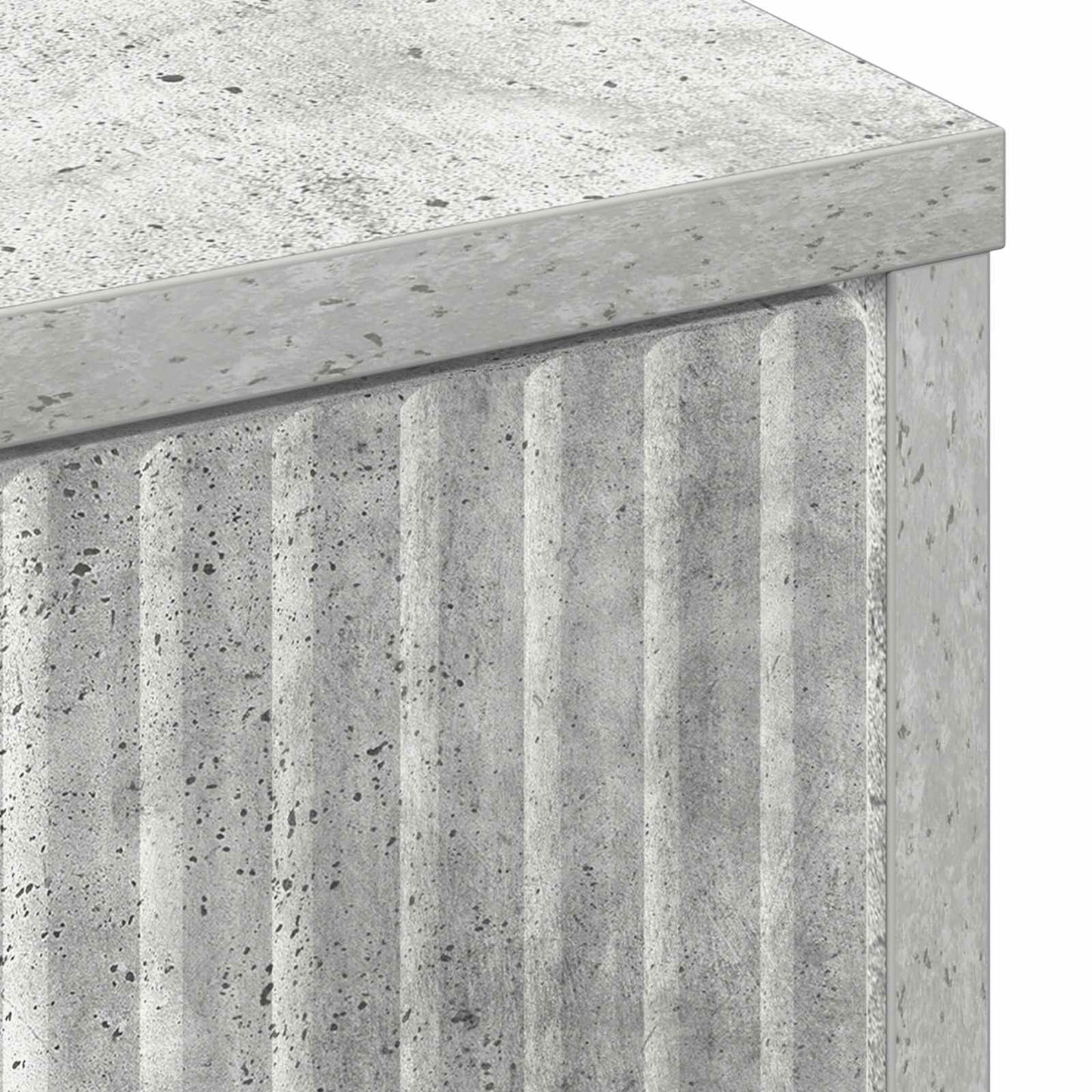 Széf Beton Szürke 89,5 x 33 x 82 cm Szerelt Fa