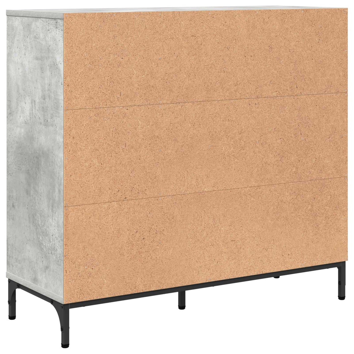 Széf Beton Szürke 89,5 x 33 x 82 cm Szerelt Fa