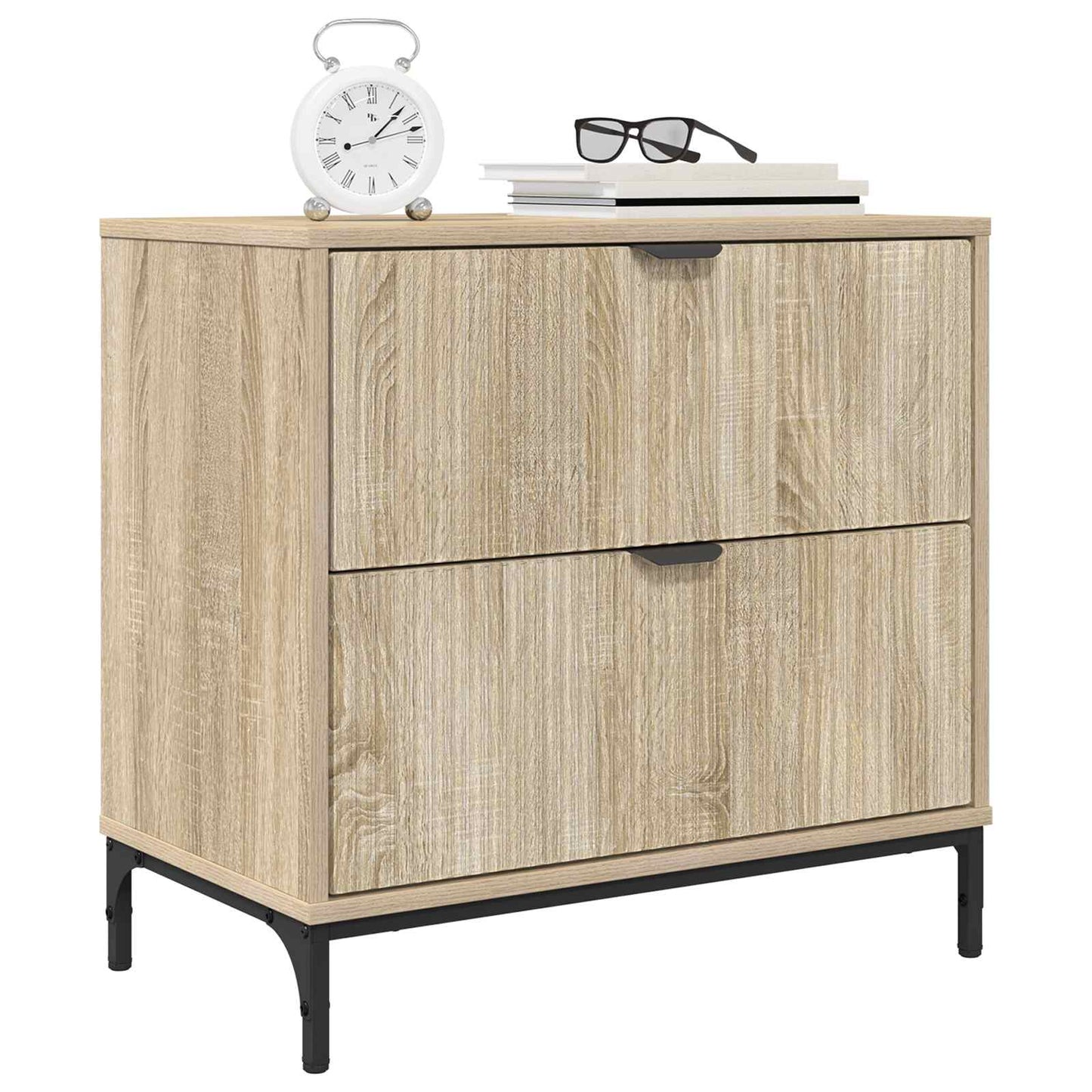 Éjjeli asztal sonoma tölgy 63.5 x 36 x 61 cm Szerelt fa