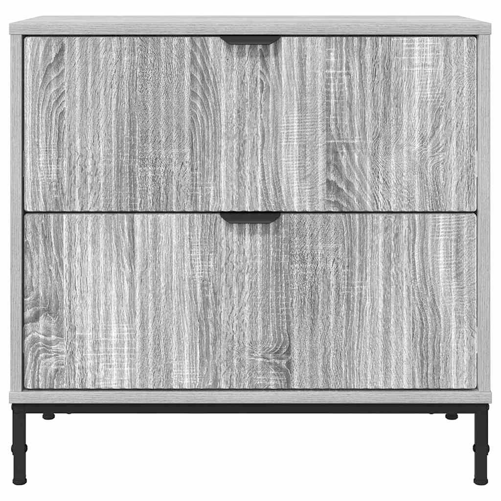 Éjjeli asztal Szürke sonoma 63.5 x 36 x 61 cm Szerelt fa