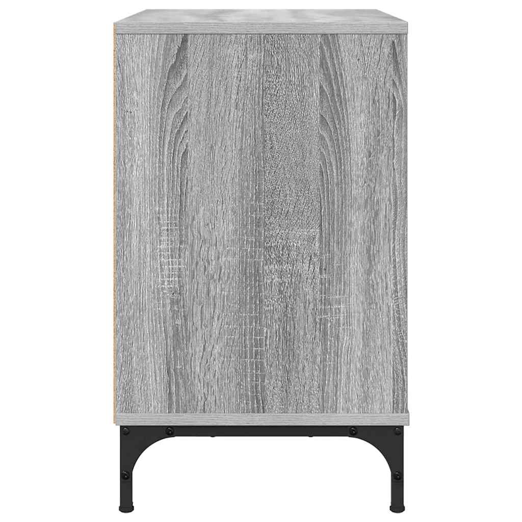 Éjjeli asztal Szürke sonoma 63.5 x 36 x 61 cm Szerelt fa