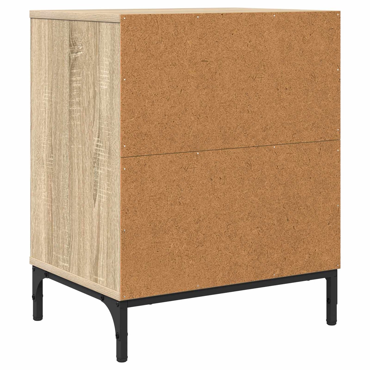Éjjeliszekrény 2 db sonoma tölgy 49 x 36 x 61 cm Szerelt fa