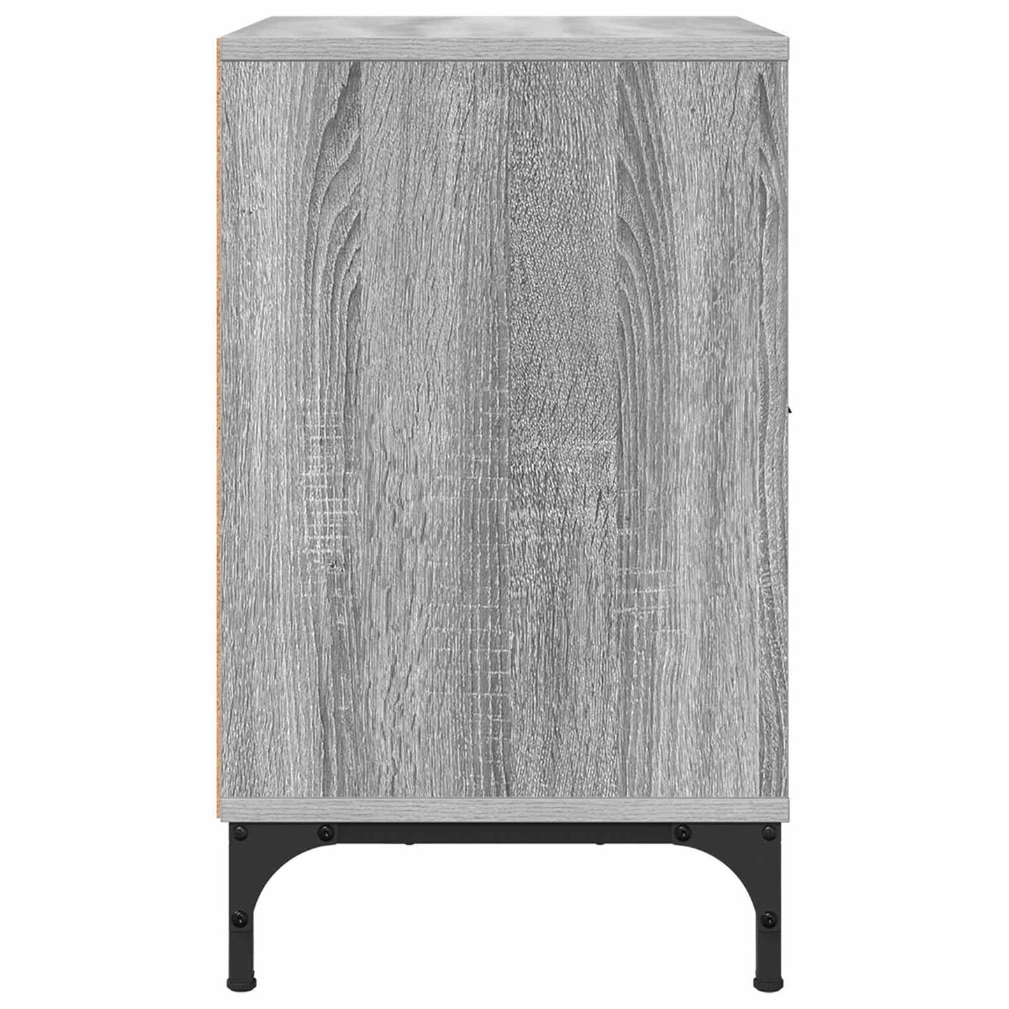 Éjjeliszekrény 2 db Szürke sonoma 49 x 36 x 61 cm Szerelt fa