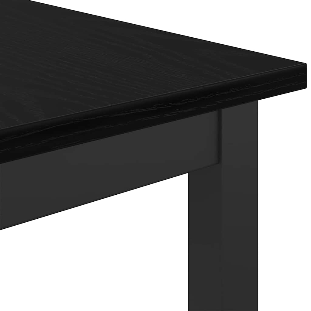 asztal Fekete tölgy 100 x 50 x 90,5 cm Műszaki fa és acél