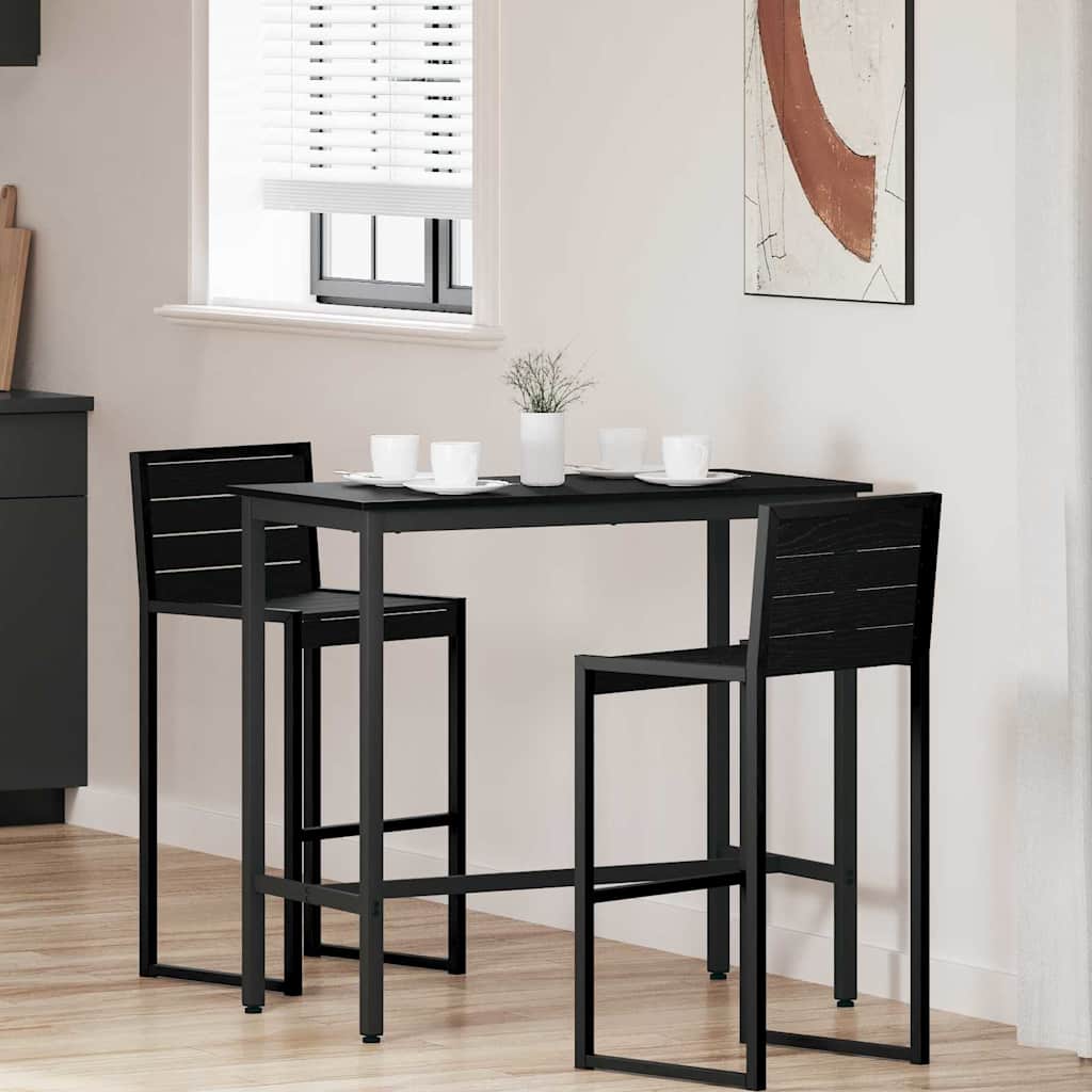 asztal Fekete tölgy 100 x 50 x 90,5 cm Műszaki fa és acél