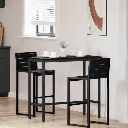 asztal Fekete tölgy 100 x 50 x 90,5 cm Műszaki fa és acél