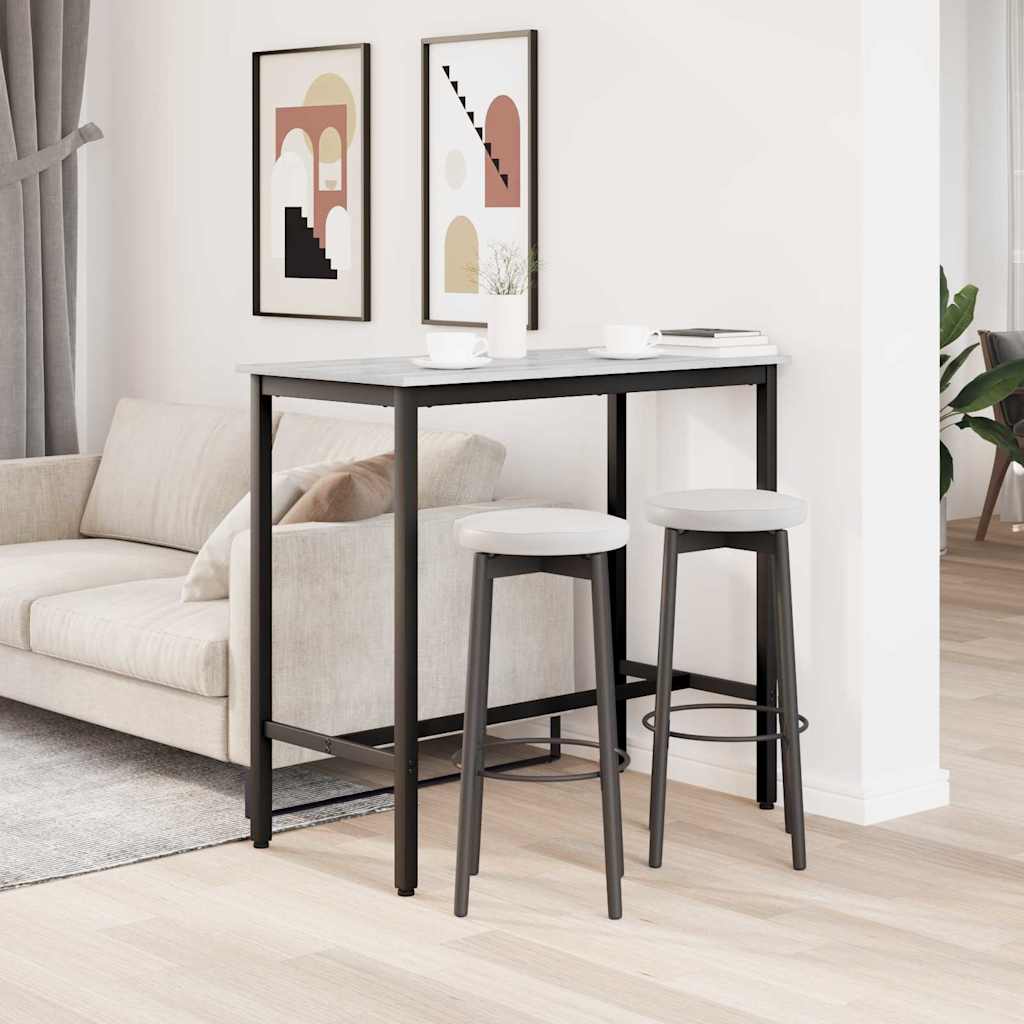 asztal Szürke Sonoma 100 x 50 x 90,5 cm Műszaki fa és acél