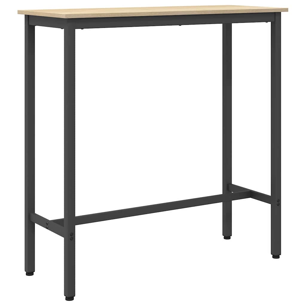 asztal Sonoma tölgy 100 x 40 x 100,5 cm Műszaki fa és acél