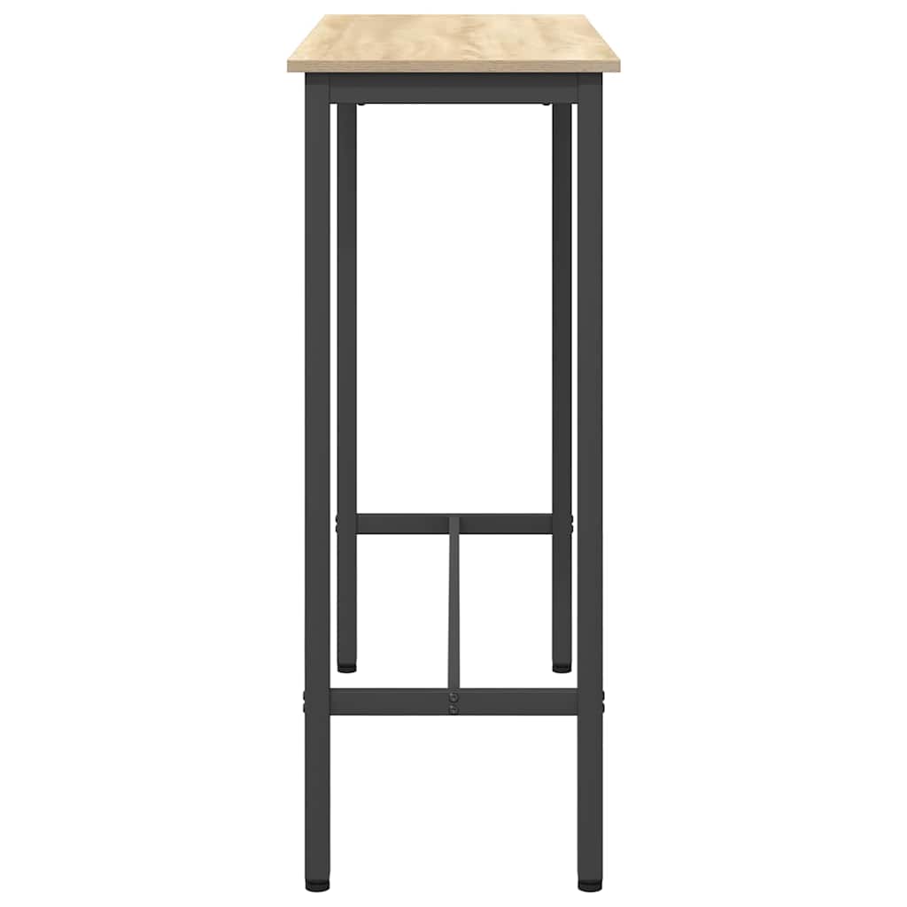 asztal Sonoma tölgy 100 x 40 x 100,5 cm Műszaki fa és acél