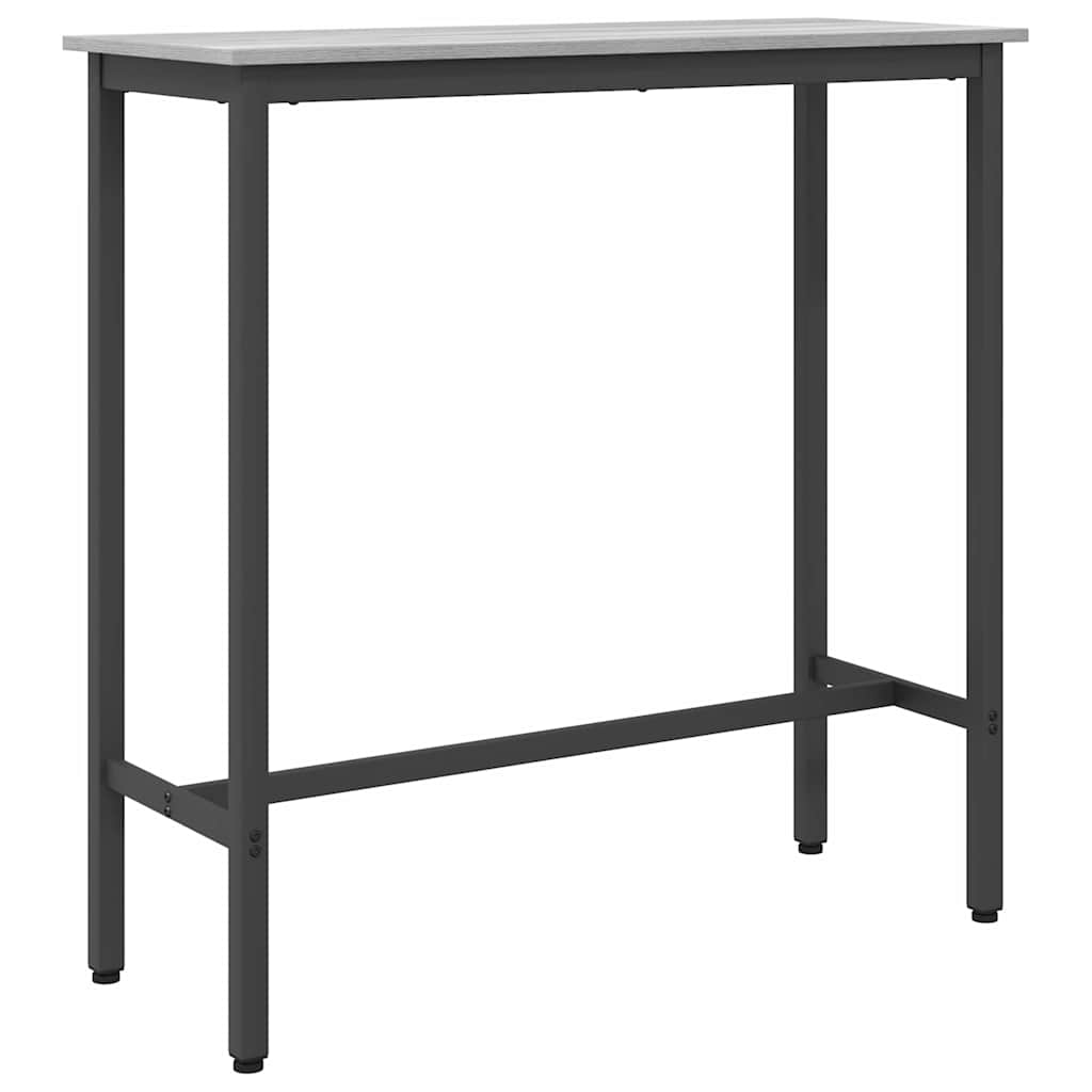 asztal Szürke Sonoma 100 x 40 x 100,5 cm Műszaki fa és acél