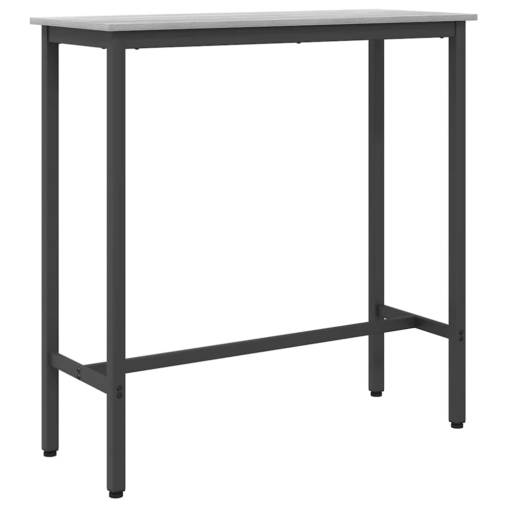 asztal Szürke Sonoma 100 x 40 x 100,5 cm Műszaki fa és acél