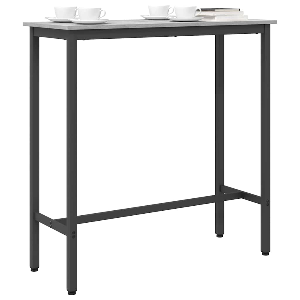 asztal Szürke Sonoma 100 x 40 x 100,5 cm Műszaki fa és acél