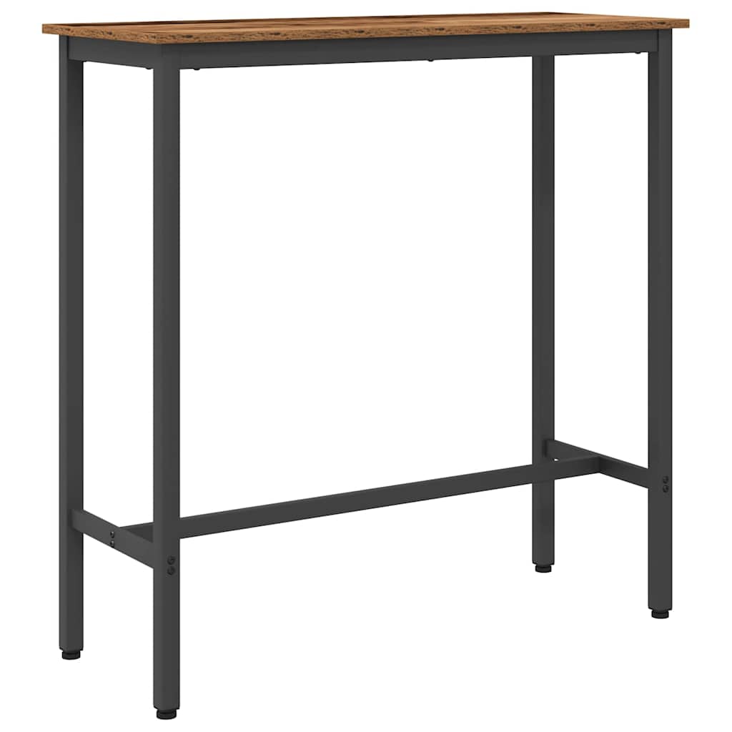 asztal Öreg fa 100 x 40 x 100,5 cm Műszaki fa és acél