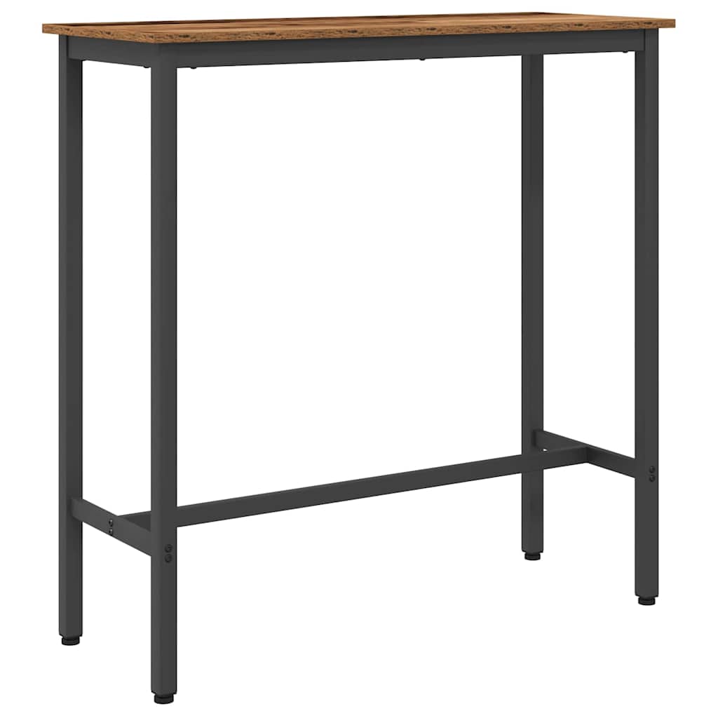 asztal Öreg fa 100 x 40 x 100,5 cm Műszaki fa és acél