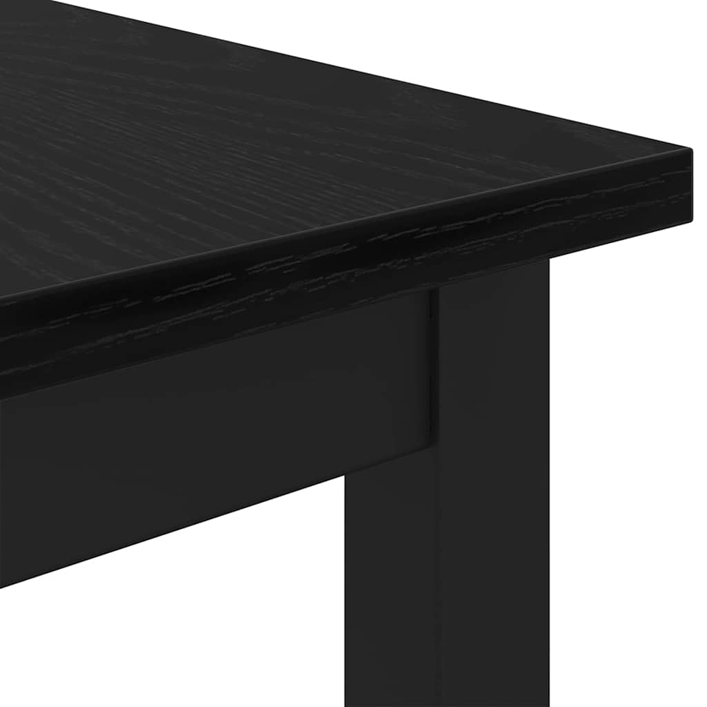 asztal Fekete tölgy 100 x 50 x 76,5 cm Műszaki fa és acél