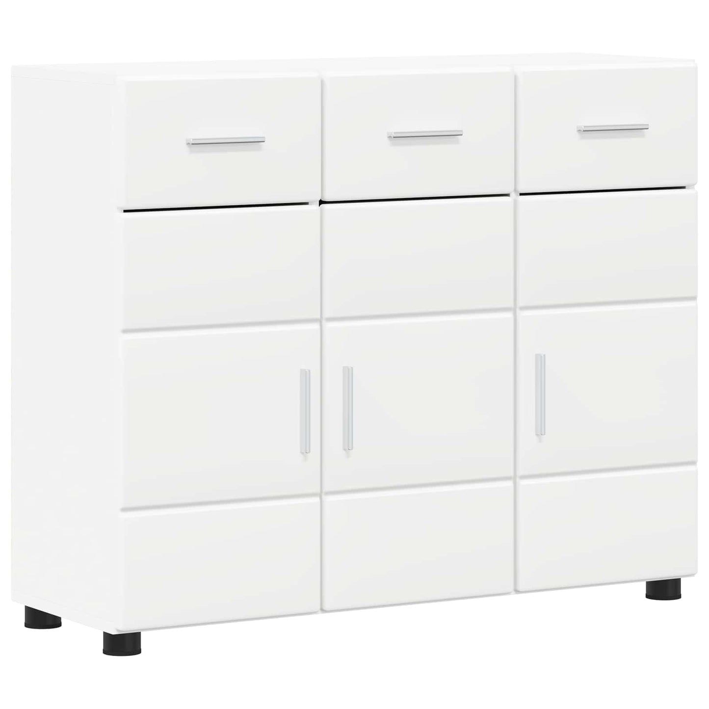 Széf FLORIN 88,5 x 30,5 x 73 cm Fehér Szerelt Fa