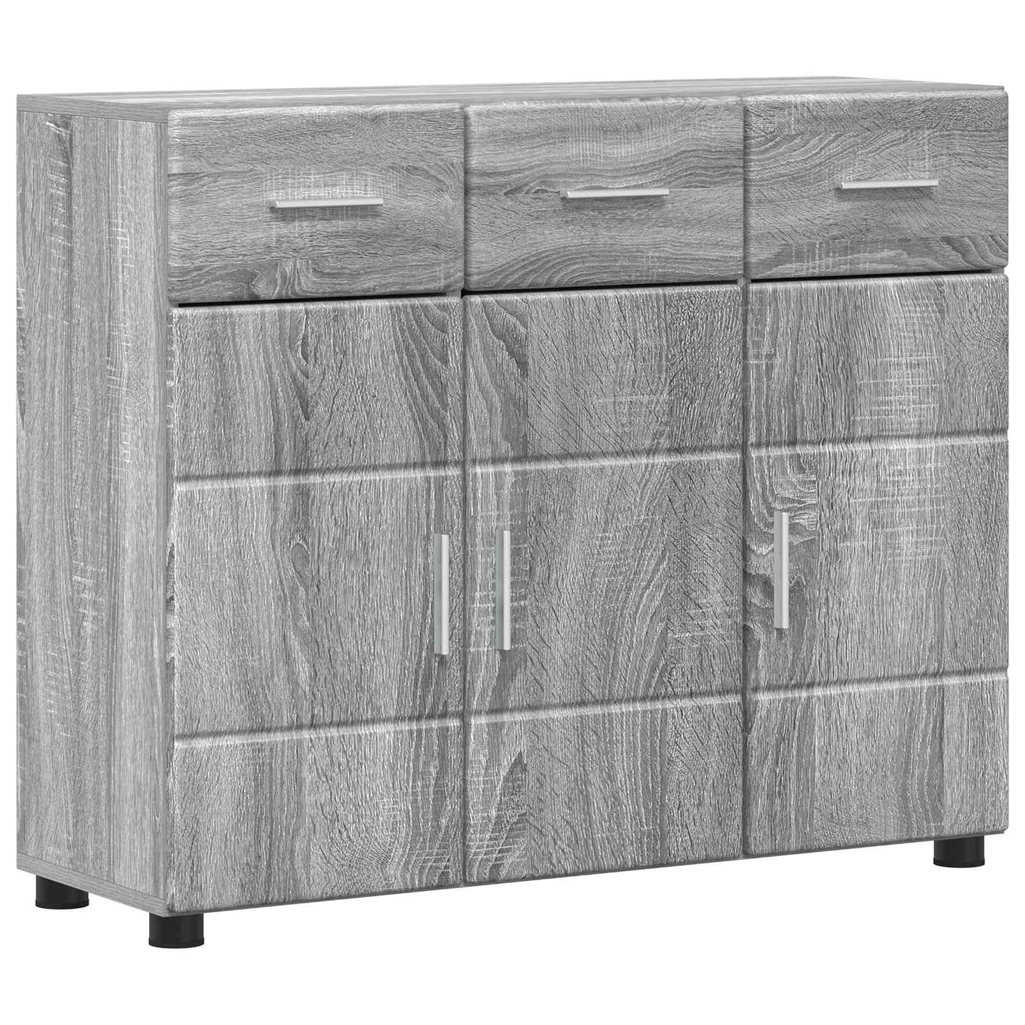 Széf FLORIN 88,5 x 30,5 x 73 cm Szürke Sonoma Szerelt Fa