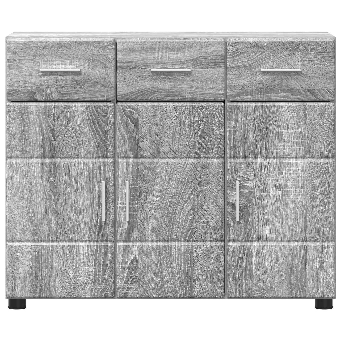 Széf FLORIN 88,5 x 30,5 x 73 cm Szürke Sonoma Szerelt Fa