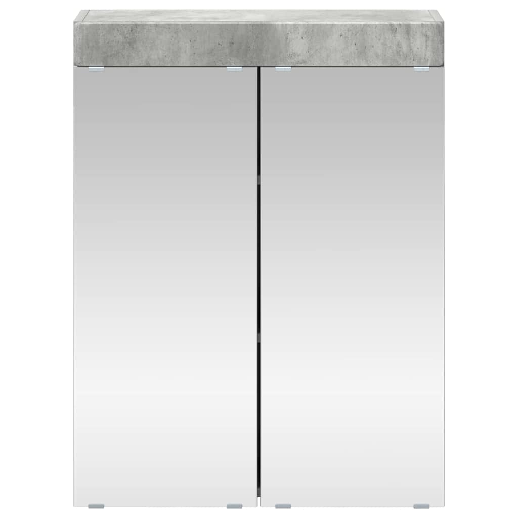 Fürdőszobai tükörszekrény TULUM Beton Szürke 60 x 16,5 x 78 cm