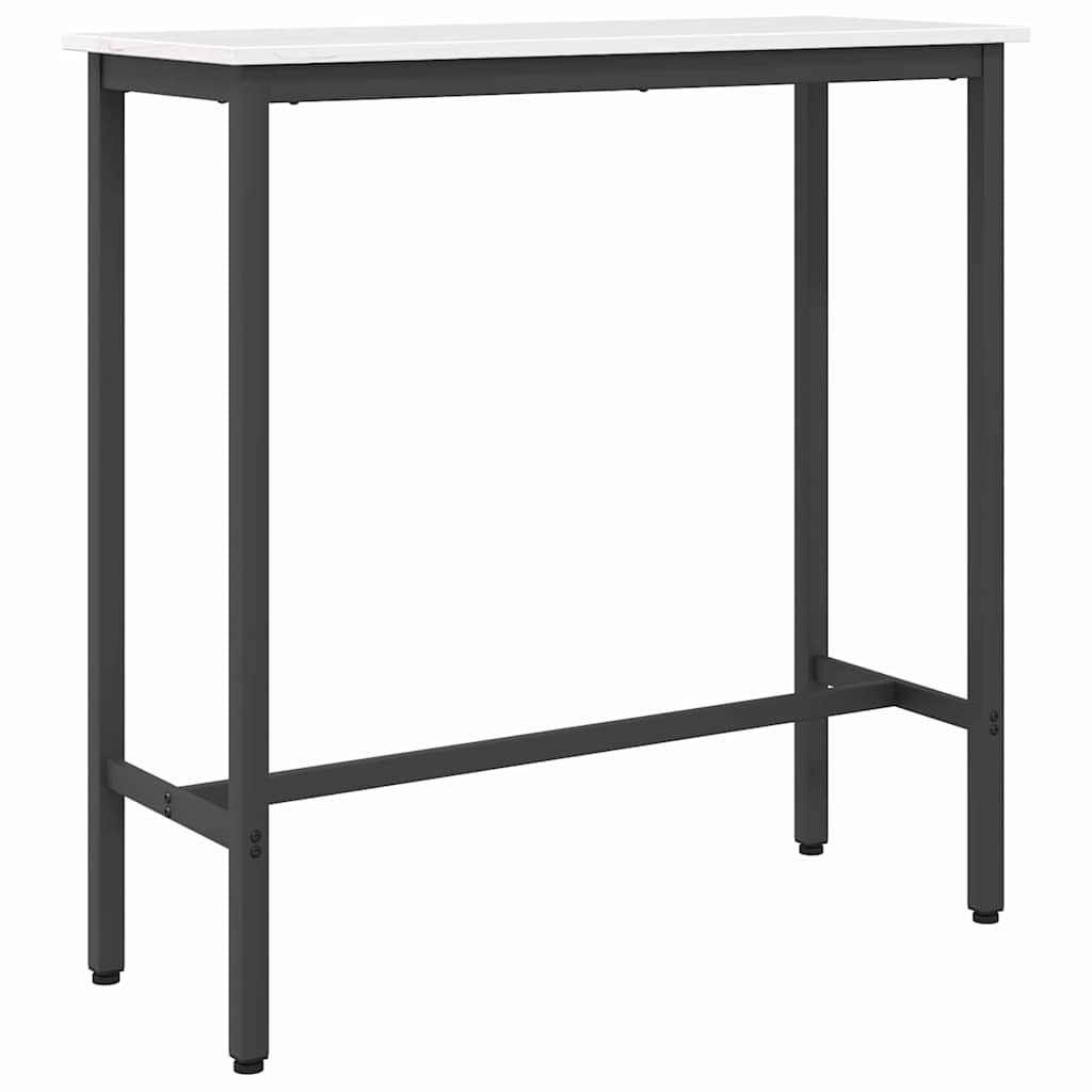 asztal Fehér 100 x 40 x 101 cm Műszaki fa és acél