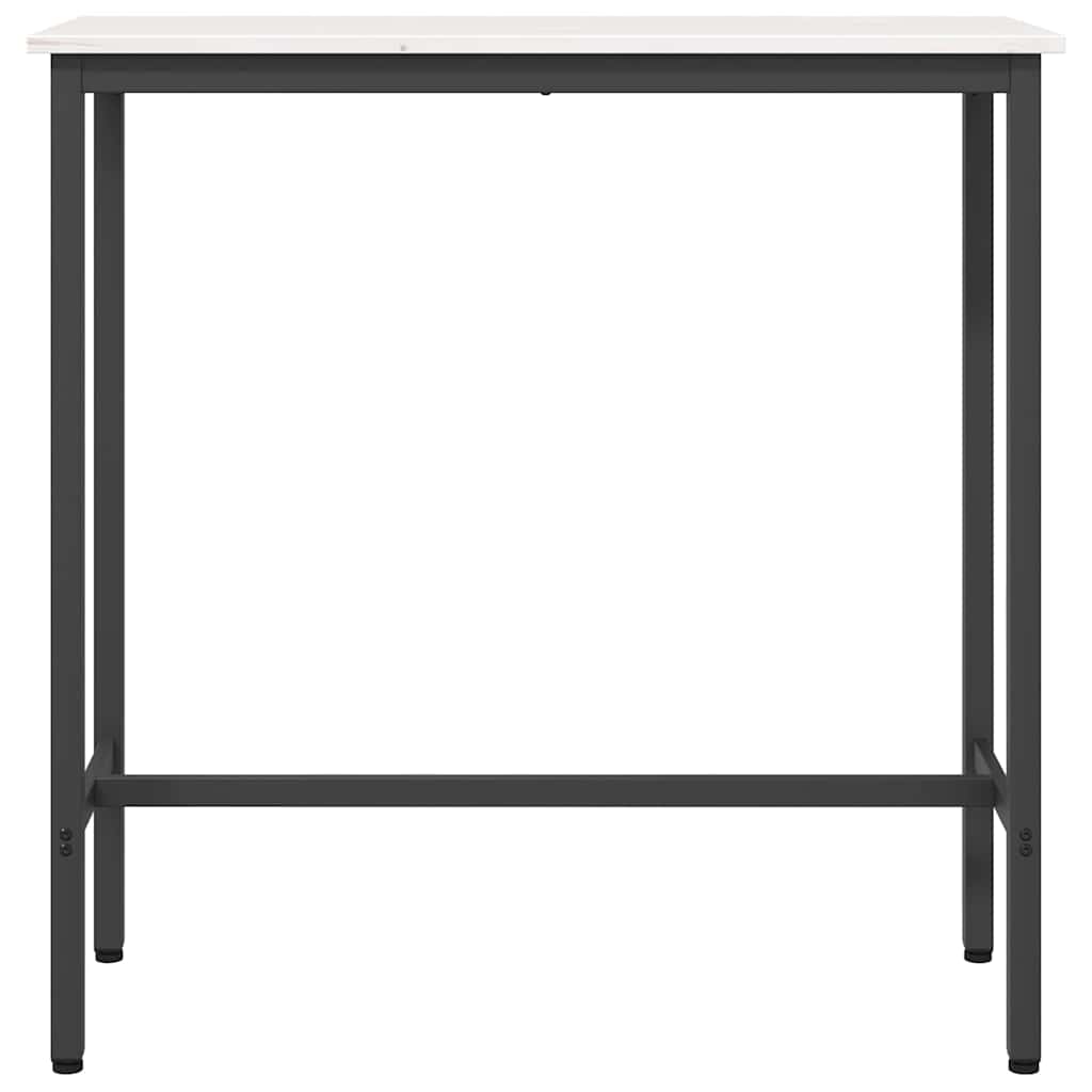 asztal Fehér 100 x 40 x 101 cm Műszaki fa és acél