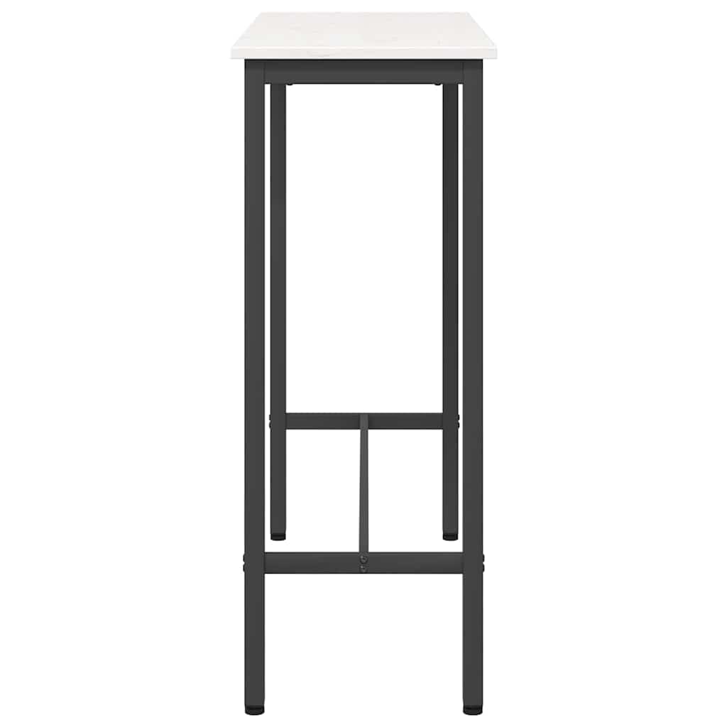 asztal Fehér 100 x 40 x 101 cm Műszaki fa és acél