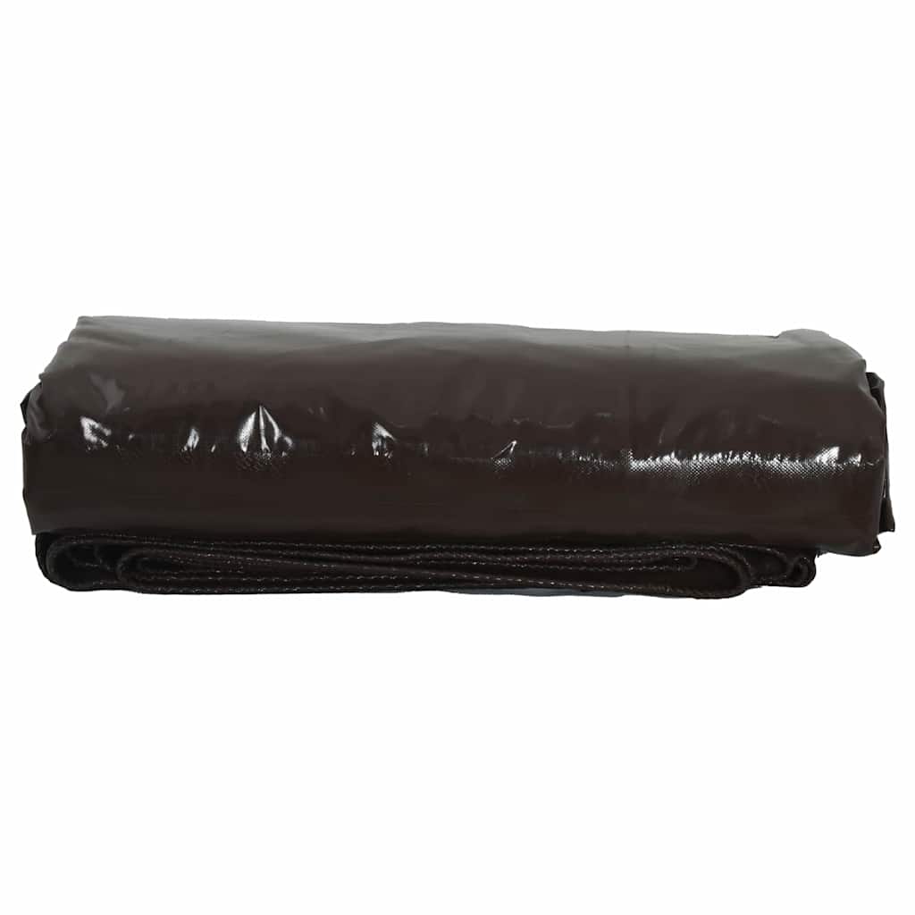 Ponyva 650g / m² Barna 3 x 6 m Vászon PVC bevonattal