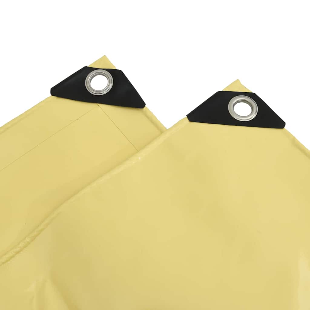 Ponyva 650g / m² Bézs 1,5 x 20 m Vászon PVC bevonattal