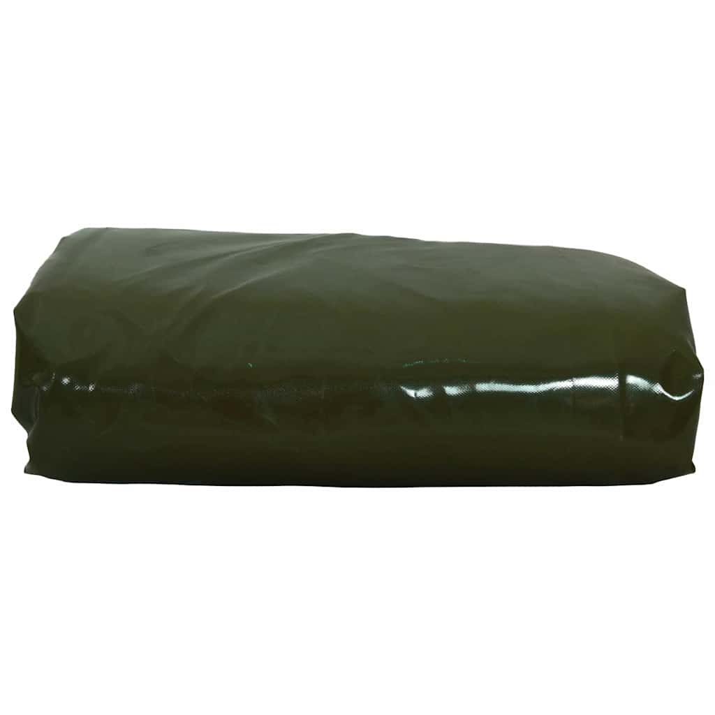 Ponyva 650g / m² Olajzöld 5 x 6 m Vászon PVC bevonattal