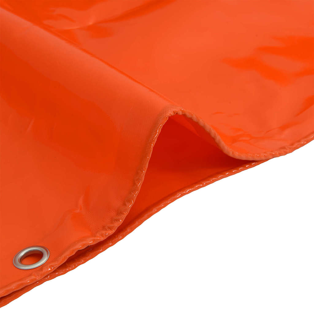 Ponyva 650g / m² Narancssárga 2,5 x 3,5 m Vászon PVC bevonattal