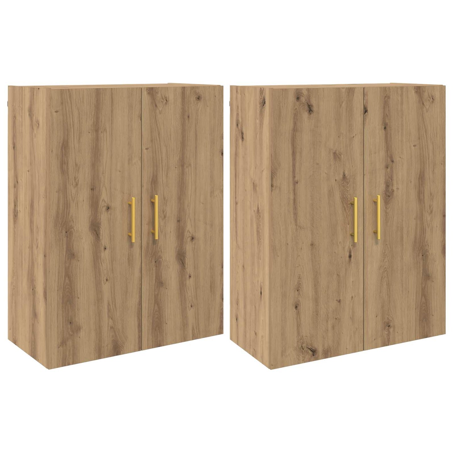 Fali szekrény 2 db Artisan tölgy 69,5 x 34 x 90 cm Szerelt Fa