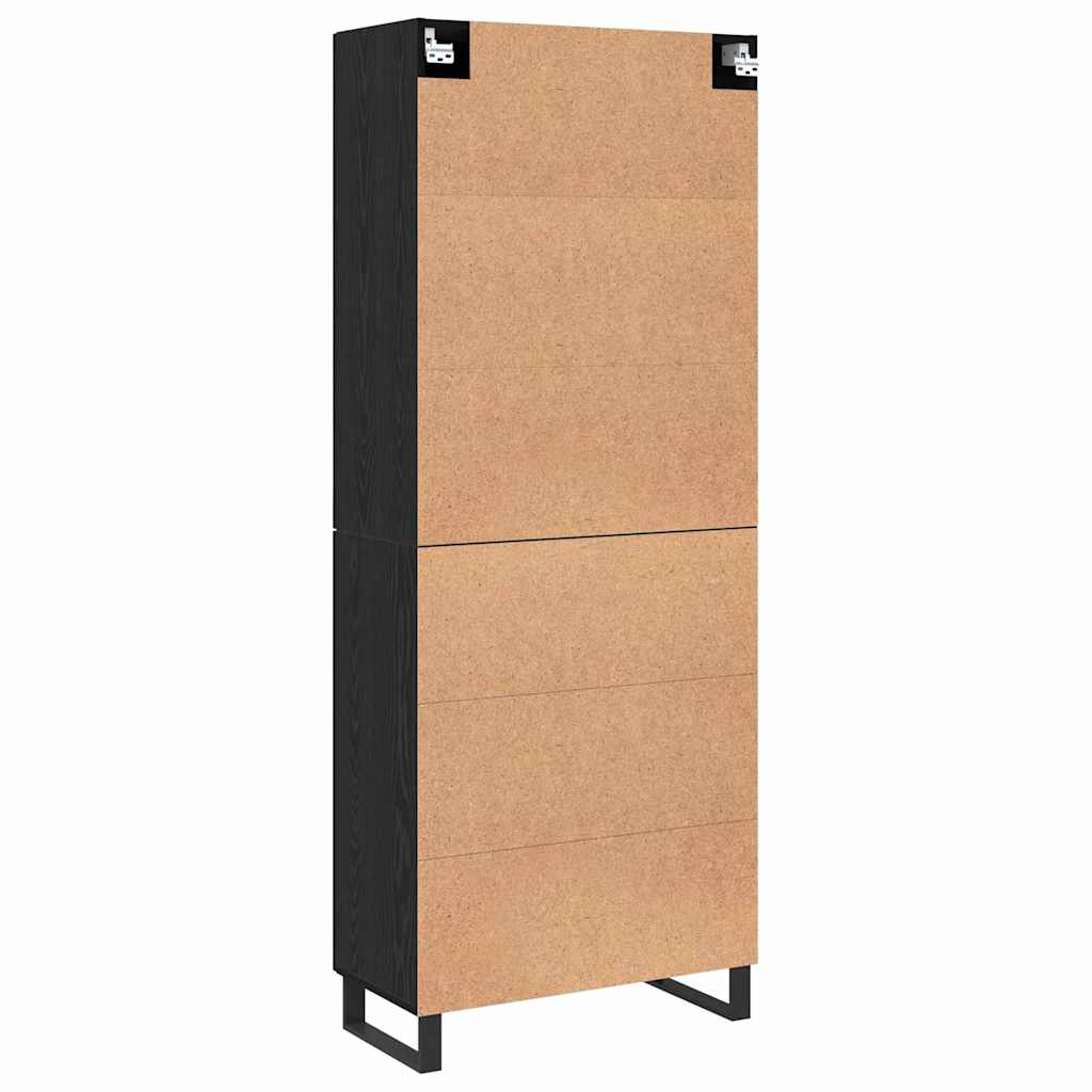 Magasfiú 2 db Musta tammi 69,5 x 34 x 180 cm Szerelt Fa
