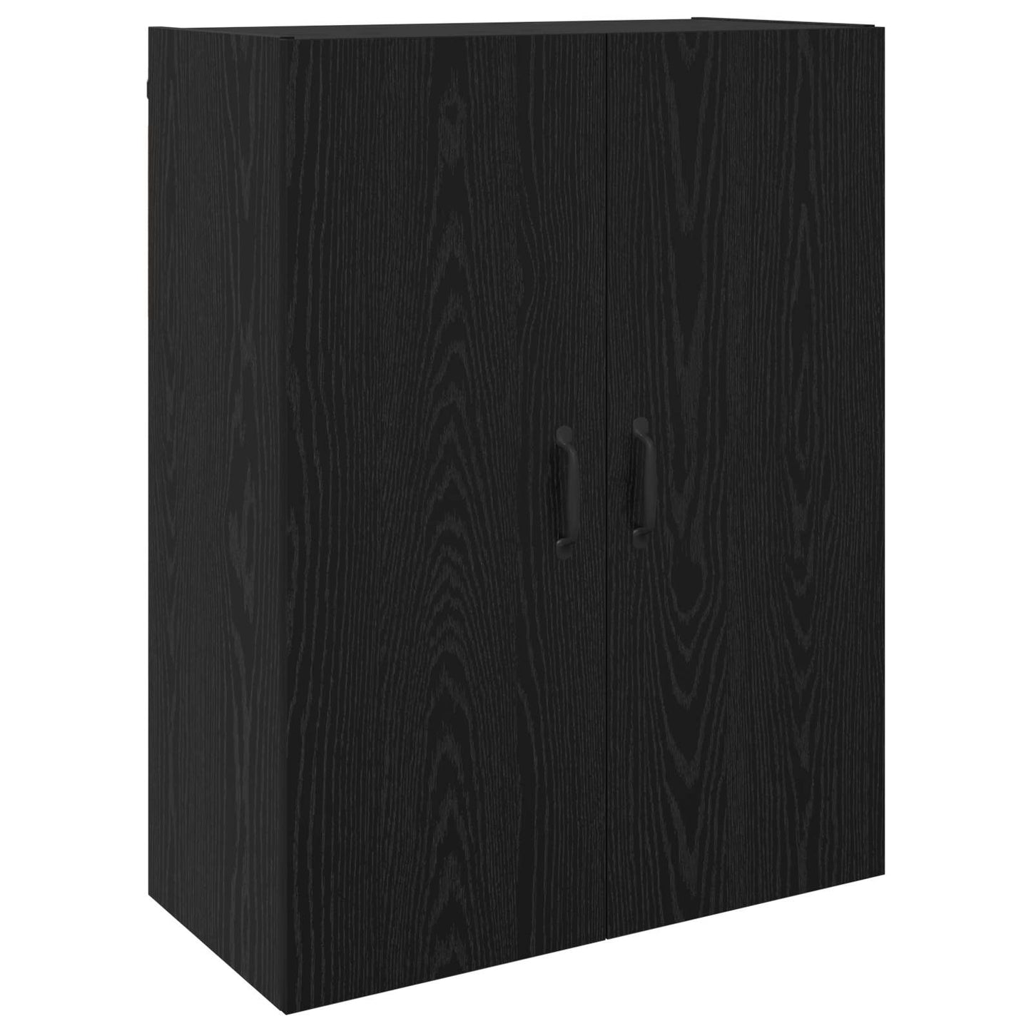 Fali szekrény 2 db Fekete tölgy 69,5 x 34 x 90 cm Szerelt Fa