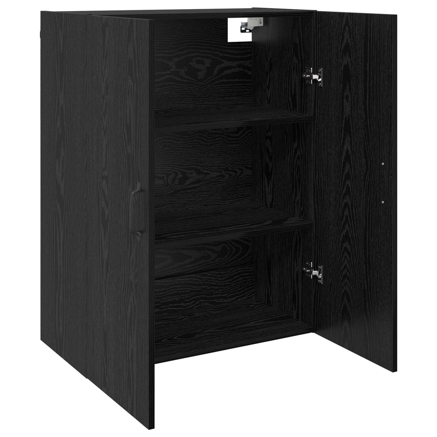 Fali szekrény 2 db Fekete tölgy 69,5 x 34 x 90 cm Szerelt Fa