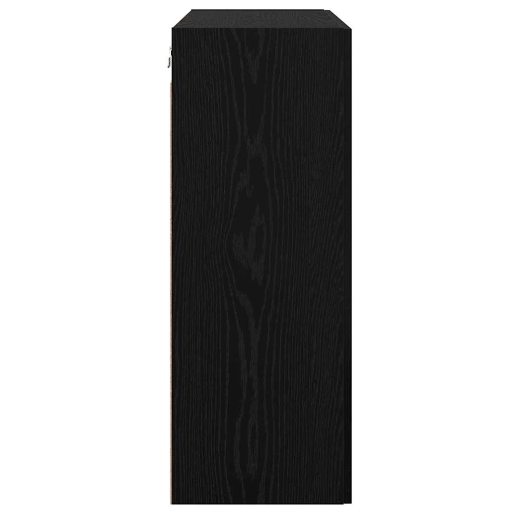 Fali Szekrények 2 db Musta tammi 69,5 x 34 x 90 cm Szerelt Fa