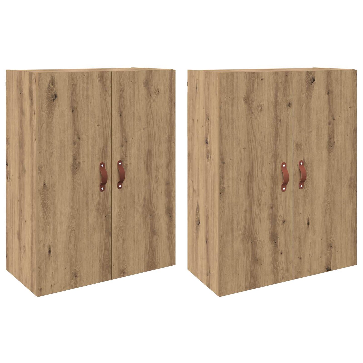 Fali szekrény 2 db Artisan tölgy 69,5 x 34 x 90 cm Szerelt Fa