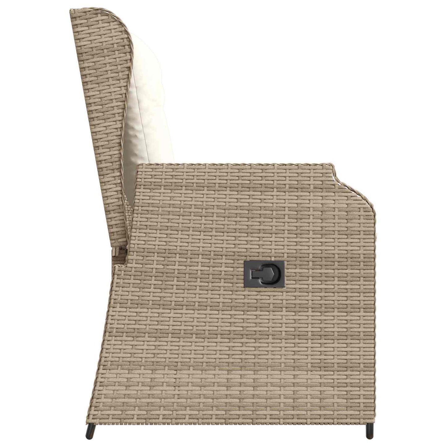 Kerti pad Bézs polirattan
