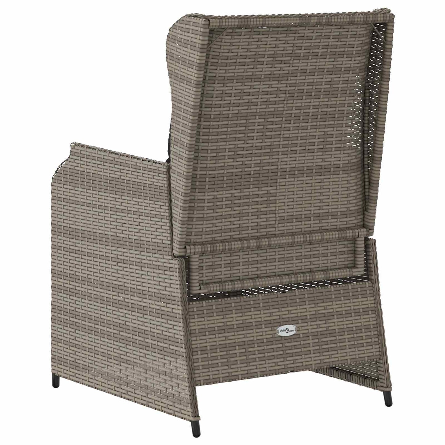 Kerti pad 2 pcs Szürke polirattan