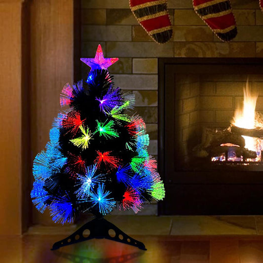 Mű karácsonyfa 50 LED-del állvánnyal Zöld 64 cm PVC