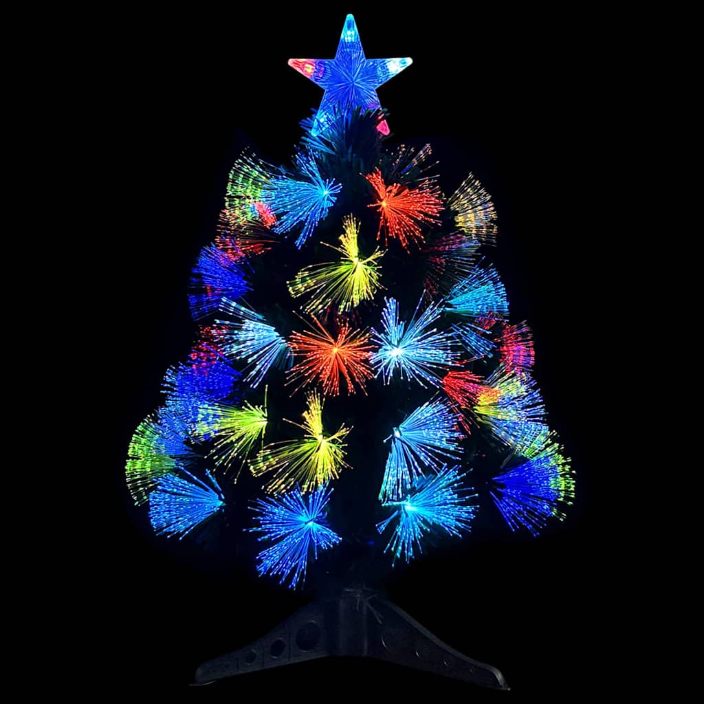 Mű karácsonyfa 50 LED-del állvánnyal Zöld 64 cm PVC