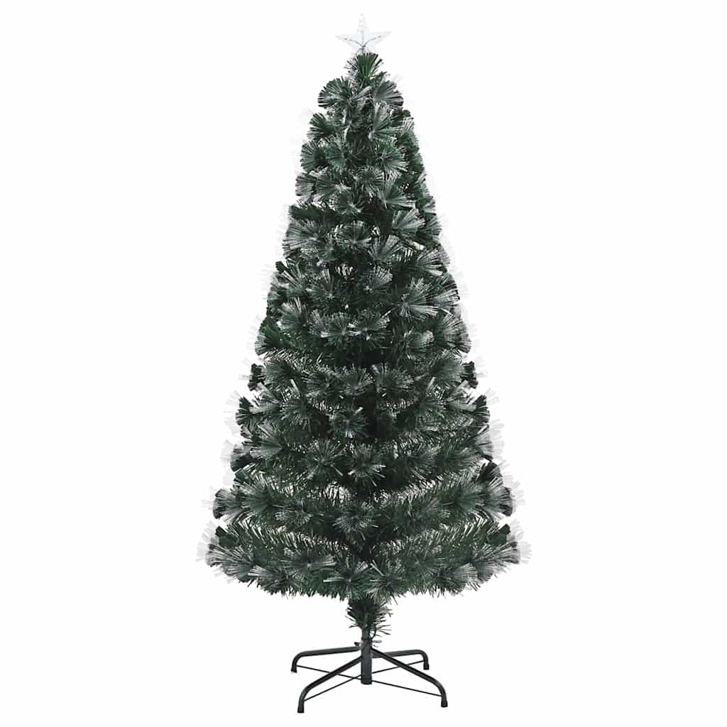 Mű karácsonyfa 120 LED-del állvánnyal Zöld 120 cm PVC