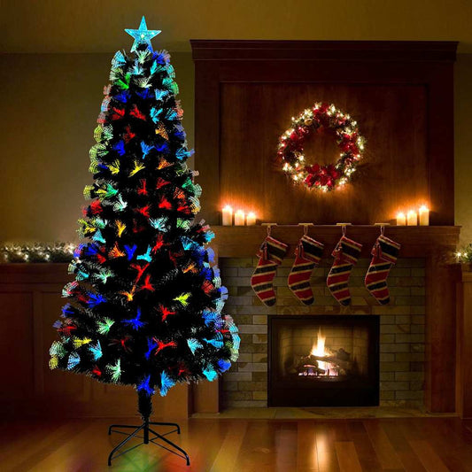 Mű karácsonyfa 250 LED-del állvánnyal Zöld 210 cm PVC