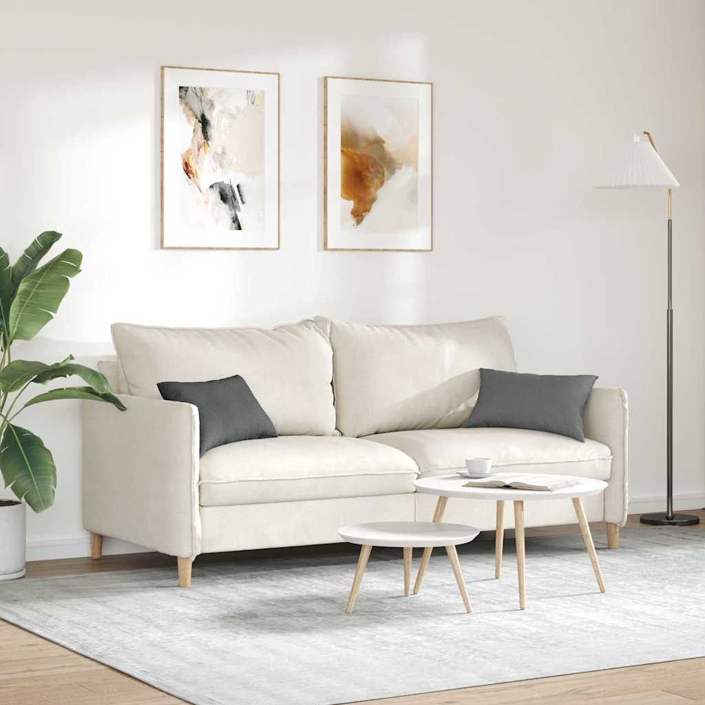 Kanapé párnák 2 pcs Sötétszürke 50 x 30 cm szövet