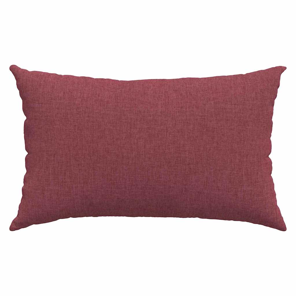 Kanapé párnák 2 pcs Bordó 50 x 30 cm szövet