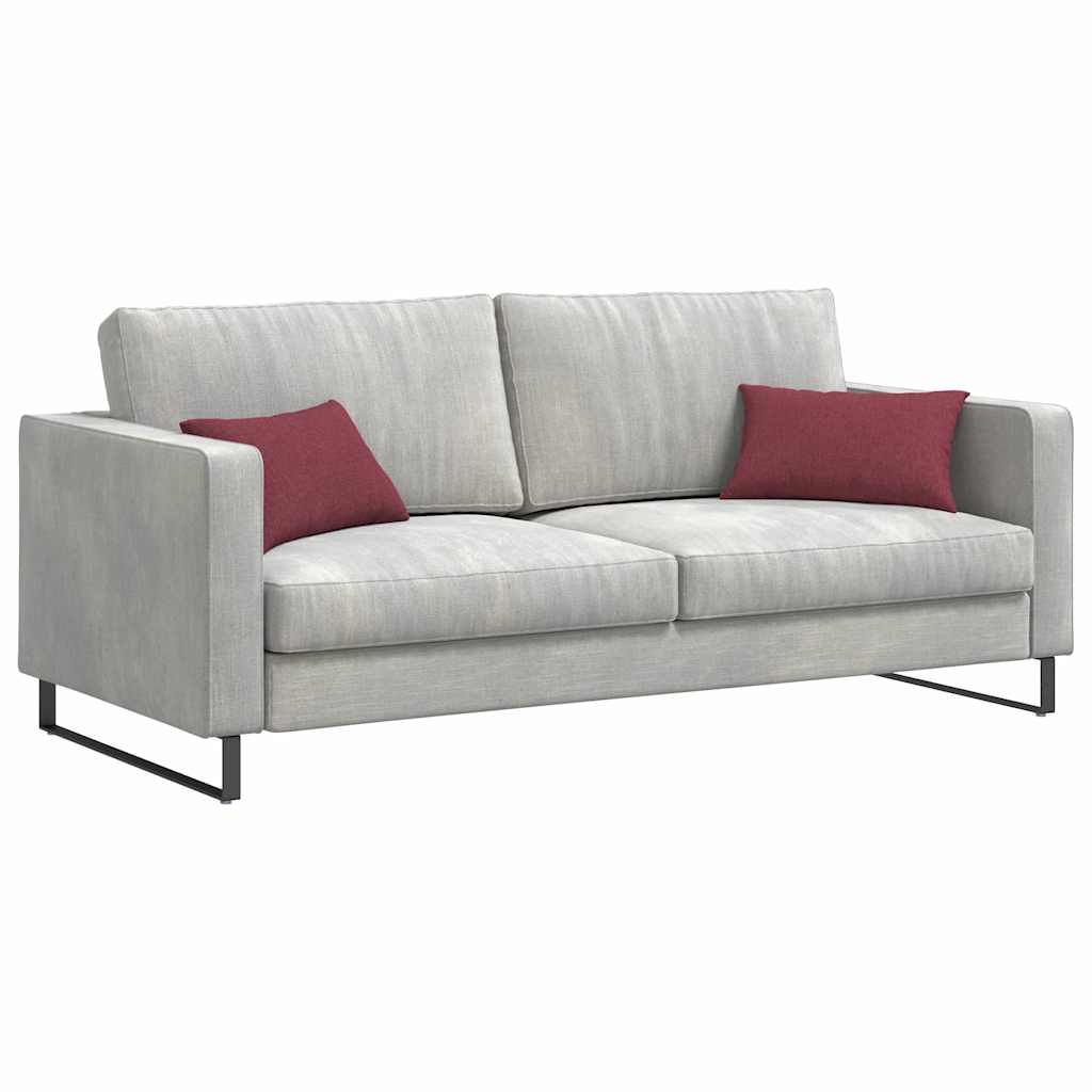 Kanapé párnák 2 pcs Bordó 50 x 30 cm szövet